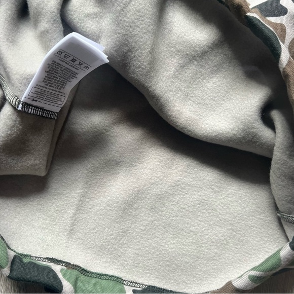 Adidas Camo Cropped Sweatshirt Classic Trefoil XS oversized NWT - Picture 8 of 11